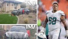 Coche de Richie Incognito, golpeado con un bat