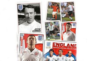 Estampas de Rooney y Beckham en álbum digital del futbol inglés