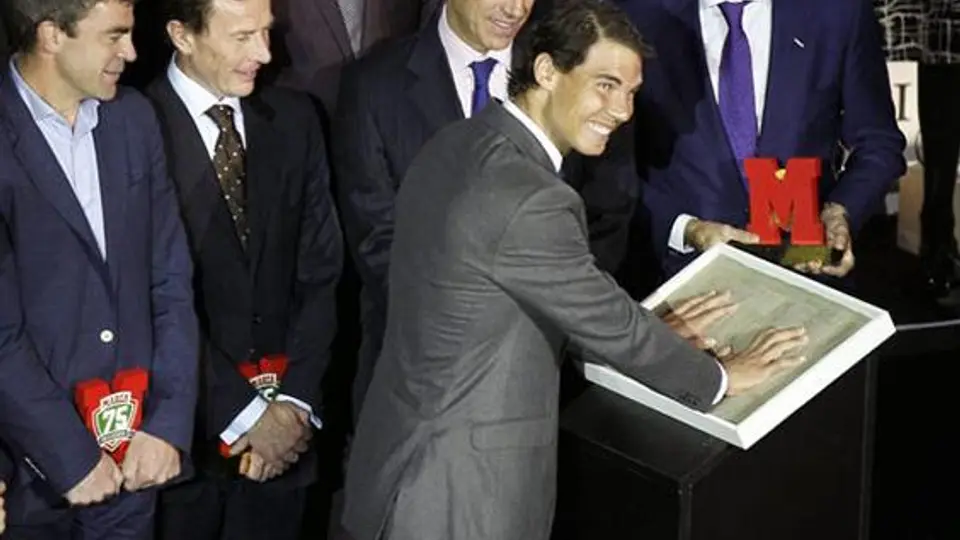 Rafael Nadal 'plasma huella' en el deporte español