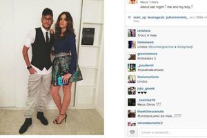 Neymar acompaña a su novia a grabación de una serie