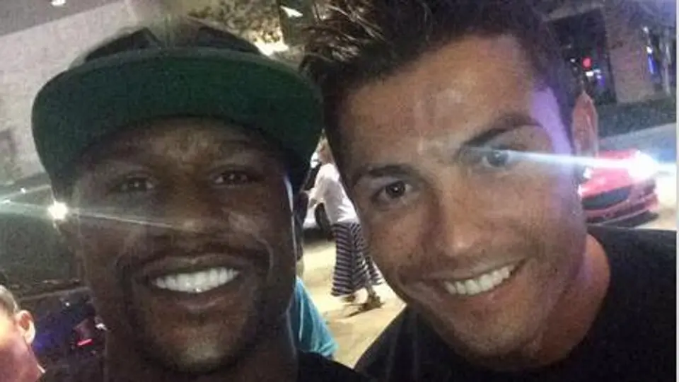 Mayweather y CR7, juntos en Las Vegas