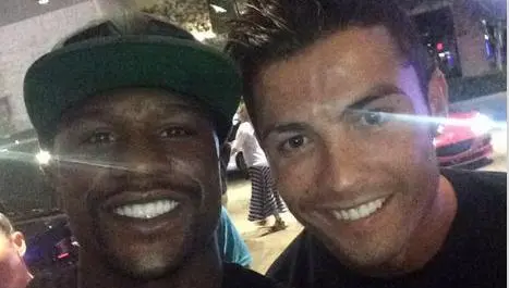 Mayweather y CR7, juntos en Las Vegas