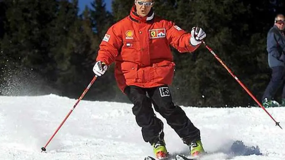 Schumacher voló 10 metros en accidente