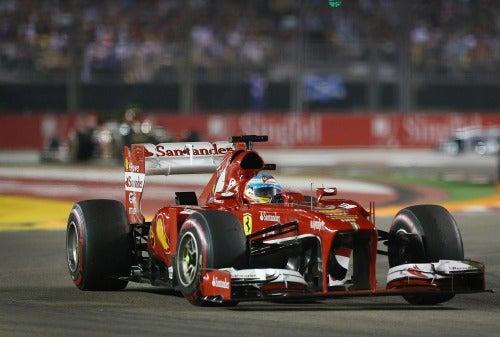 Fernando Alonso, de Ferrari, terminó en el segundo lugar | AP