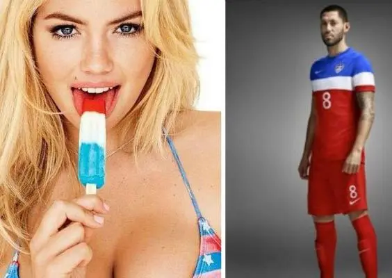 Kate Upton, el gancho de la nueva camiseta de EU