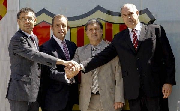 La directiva culé eligió al Tata luego de que se decidiera que Tito Vilanova no continuaría en el banquillo | EFE