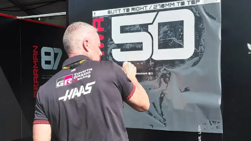 Taller mecánico de Haas en el GP de México | Patricia Spíndola