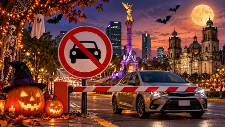 ¡Cuidado con el susto! Estos autos no circulan este Halloween 31 de octubre en CDMX y Edomex