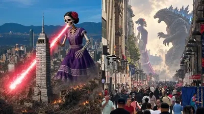 ¿Godzilla o Catrina? Los mejores memes que dejó la Catrina Gigante del Zócalo de CDMX