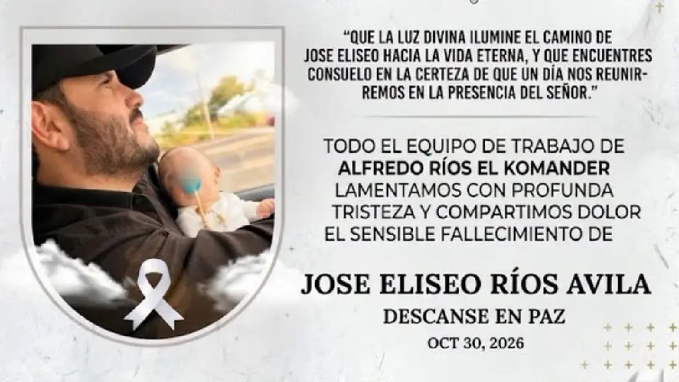 El cantante despidió con unas palabras a su bebé de meses de nacido / Especial