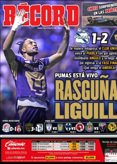 Portada RÉCORD 31 octubre 2026