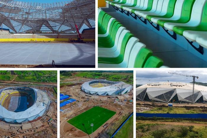 Samia Suluhu Hassan Stadium: Stunning Construction Progress on AFCON 2027 Arena [PHOTOS]