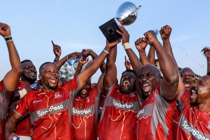 Collins Injera Leads the Charge as Kenyan Rugby Legends Silence Uganda to Retain SportPesa Legends Cup