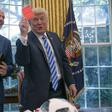 Donald Trump Breaks Silence as He Defends Gianni Infantino Over Folarin Balogun Ban Decision