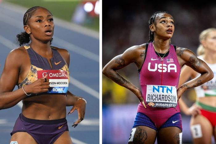 Sha'Carri Richardson and Melissa Jefferson-Wooden Fuel Feud Rumour After Prefontaine Classic Showdown