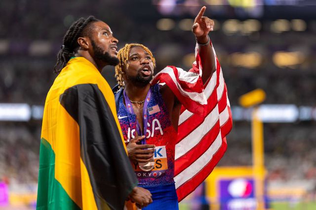 Newly Married Noah Lyles Targets 150m Record with Subtle Dig at Kishane Thompson