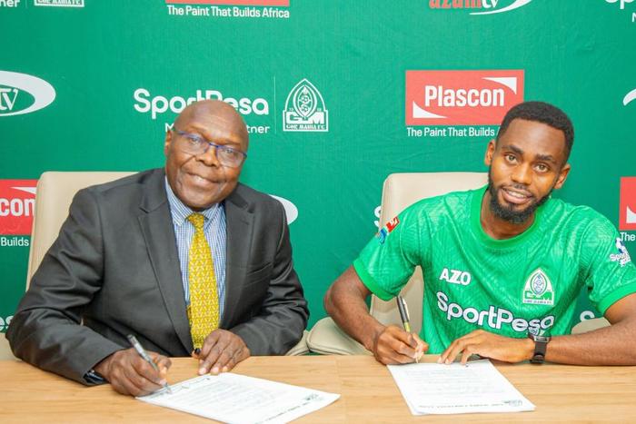 Daniel Sakari has completed a move to Gor Mahia