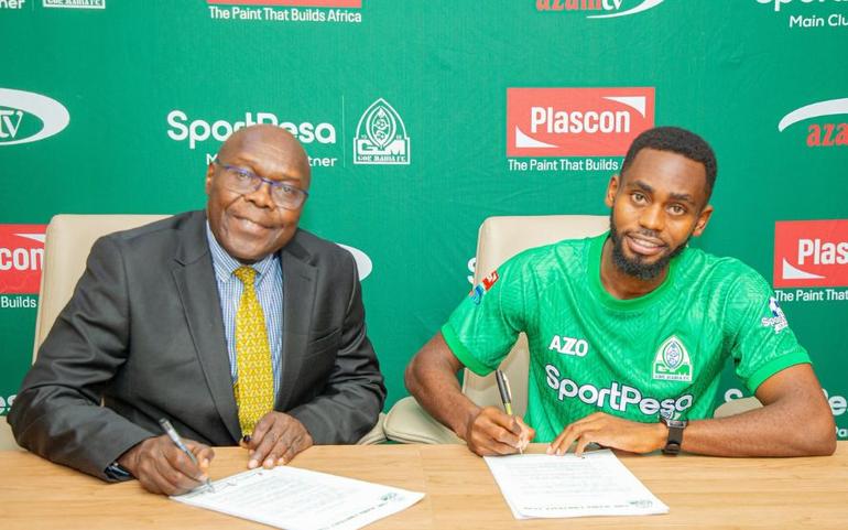 Daniel Sakari has completed a move to Gor Mahia