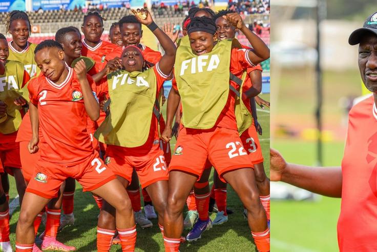 ‘Wacha Kieleweke’ - President Ruto Issues Rallying Call to Harambee Starlets Ahead of Australia Clash