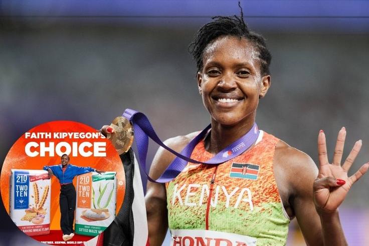 Faith Kipyegon Expands Endorsement Portfolio with New Maize Mill Partnership