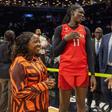 President Ruto Attends Atlanta Dream Game to Support Kenyan WNBA Star Madina Okot