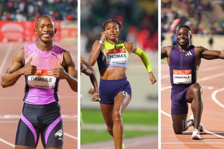 Gabby Thomas. Ferdinand Omanyala.