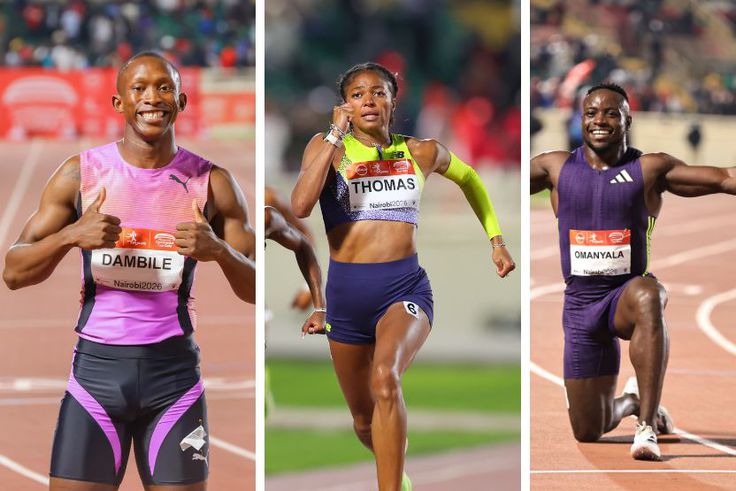 Gabby Thomas. Ferdinand Omanyala.