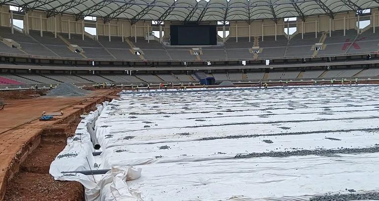Kasarani Stadium progress. Image source: Kasarani Stadium
