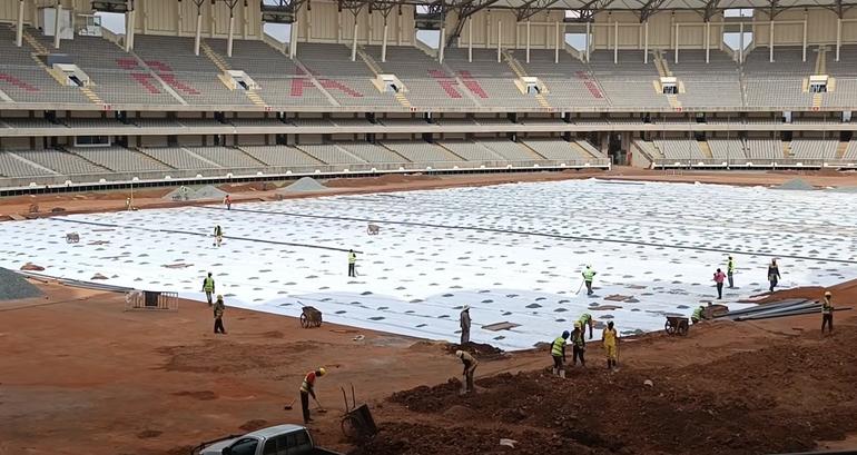 Kasarani Stadium progress. Image source: Kasarani Stadium