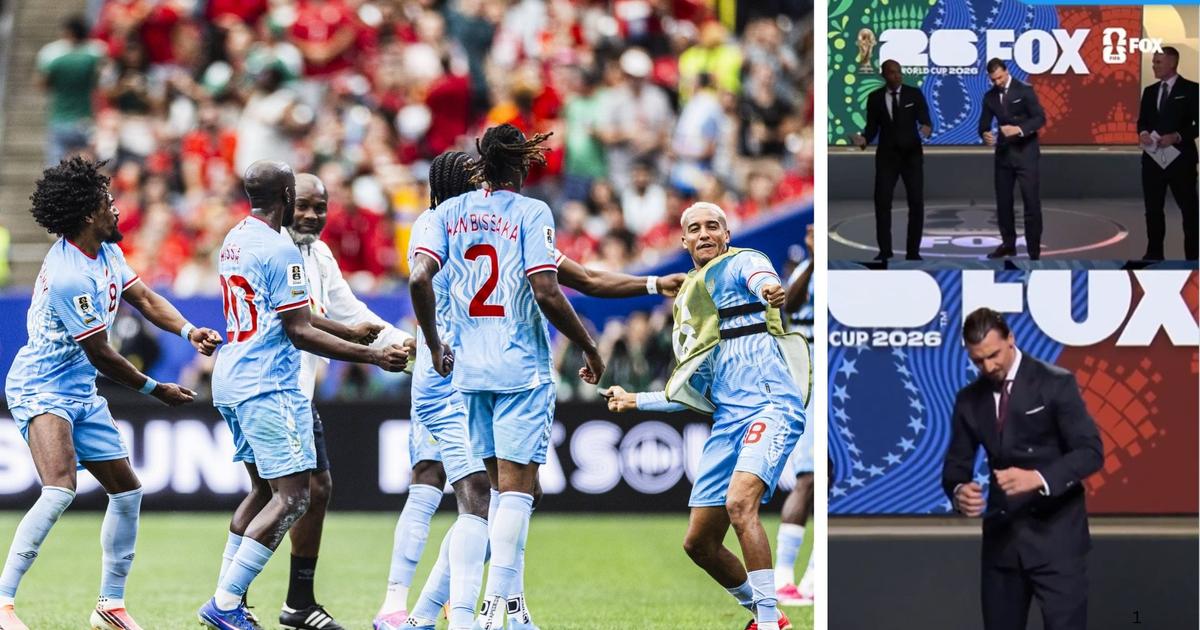 Rebecca Lowe hosts viral Zlatan and Henry Fimbu dance moment
