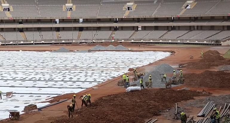 Kasarani Stadium progress. Image source: Kasarani Stadium