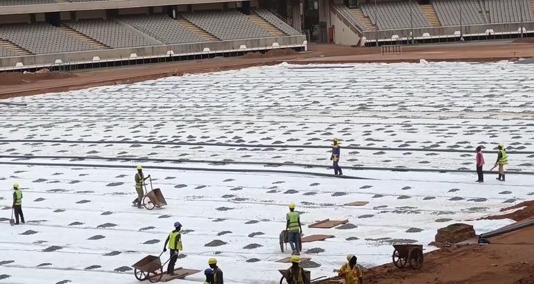 Kasarani Stadium progress. Image source: Kasarani Stadium