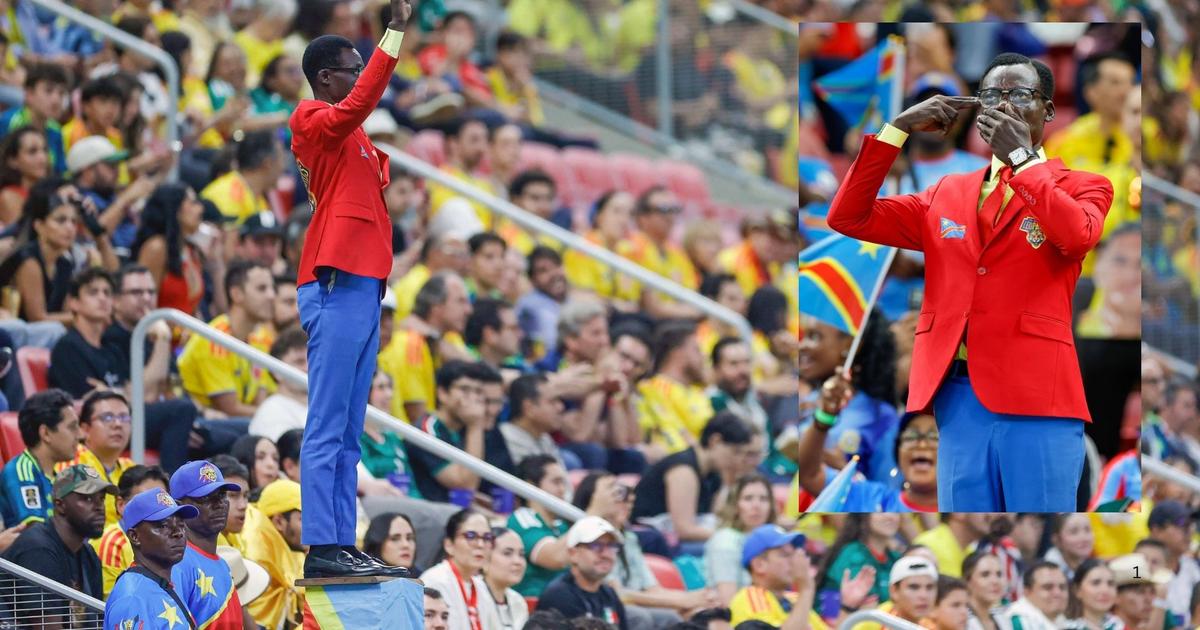 DR Congo's superfan shut out of his World Cup moment — photo: Pulse Sports