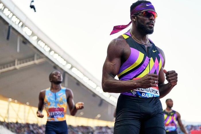 Kenny Bednarek Stuns Letsile Tebogo with Meet Record Win in Rabat Diamond League
