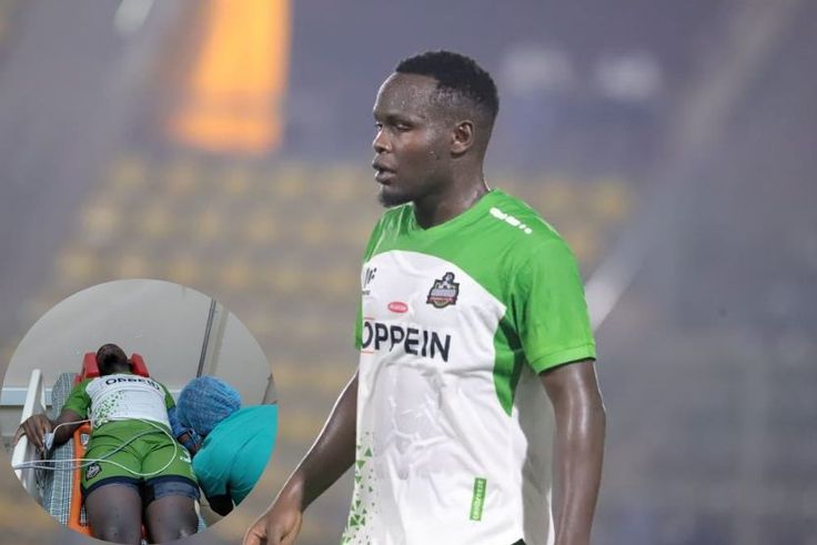NEC FC Provide Update on Richard Basangwa After Scary Throat Injury in UPL Match