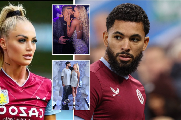 Alisha Lehmann and Douglas Luiz