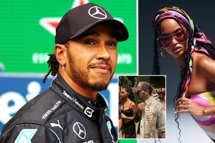 Lewis Hamilton and Juliana Nalu
