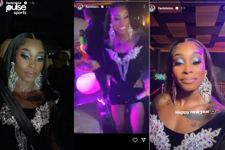 Elaine Thompson-Herah: Olympic champion parties into the New Year dancing to Burna Boy's 'Last Last'