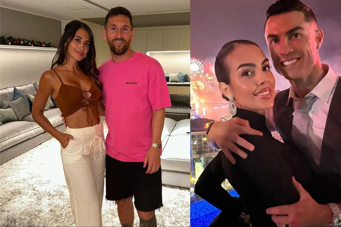 See how Messi and Ronaldo entered the year 2024 while on break.