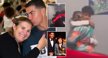 Cristiano Ronaldo's mother Dolores Aveiro sheds tears after being gifted a ₦97 MILLION Porsche for her 69th birthday