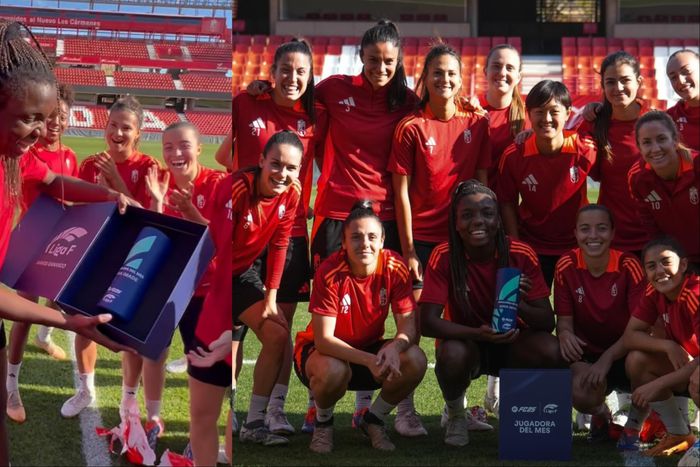 Super Falcons of Nigeria star Edna Imade enters 2025 as best in Spain, wins Player of the Month Award.
