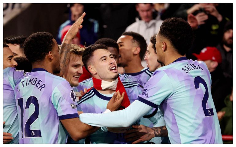 Arsenal cruise to victory against Brentford