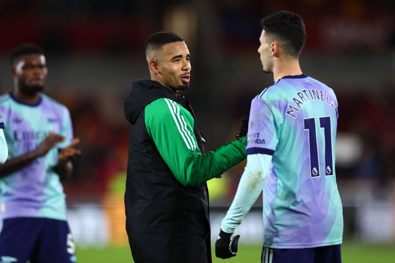 Gabriel Jesus and Gabriel Martinelli