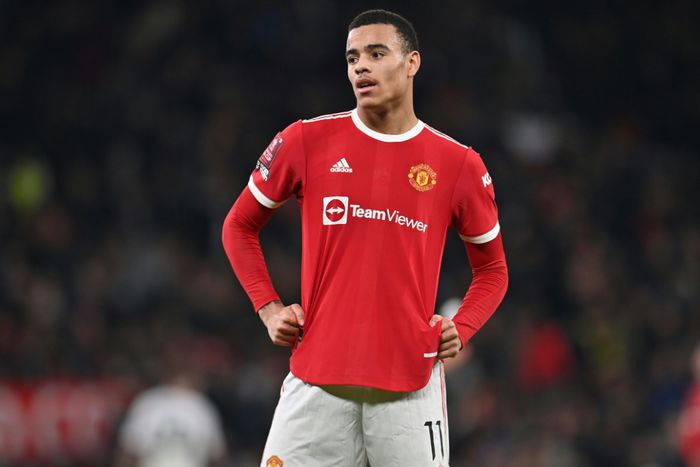 Manchester United forward Mason Greenwood.