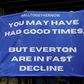 Angry Everton fans protest lack of signings