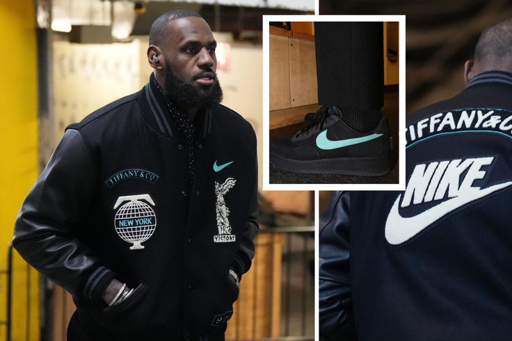 LeBron James debuts the new Nike x Tiffany & Co. collection