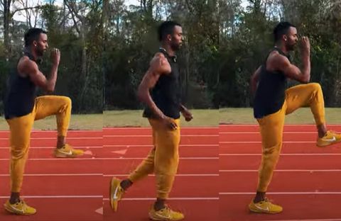 Kenny Bednarek breaks down warmup routine that has won him two Olympic medals