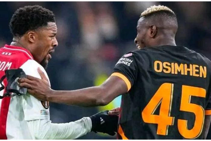 Brothers: Chuba Akpom and Super Eagles main man Victor Osimhen.