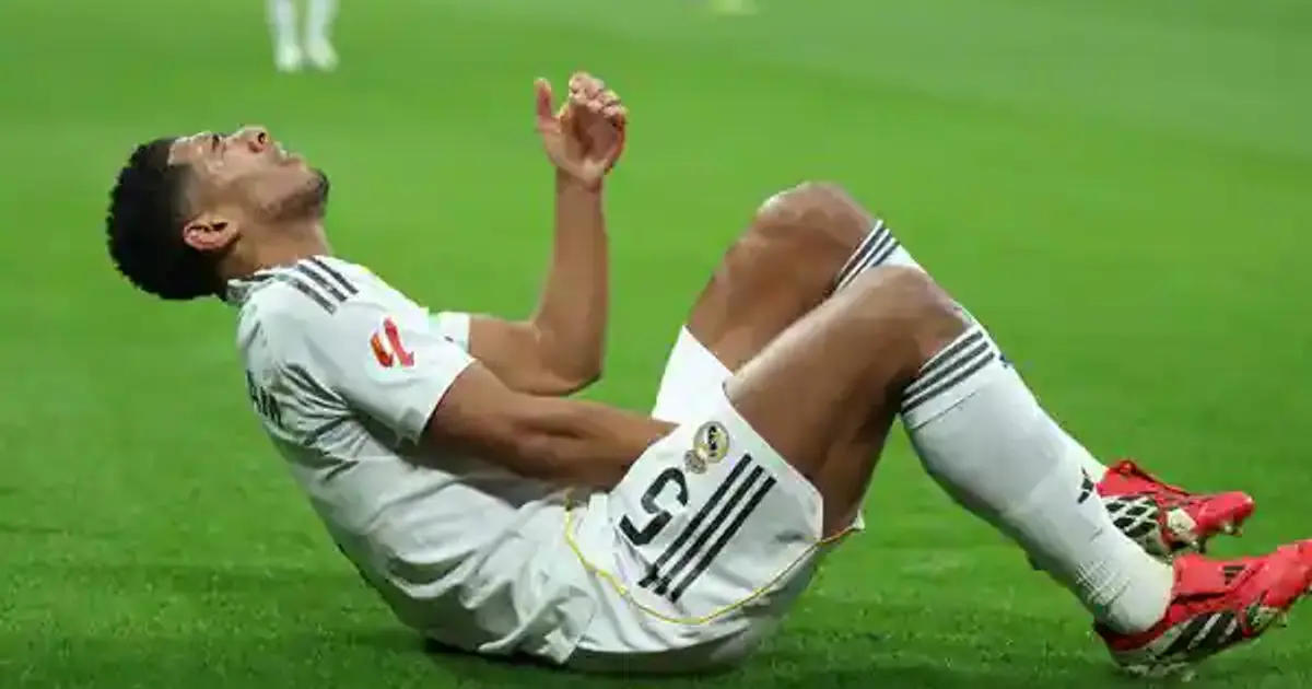 Jude Bellingham: Real Madrid star leaves pitch in tears after hamstring ...