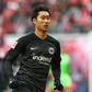 Daichi Kamada in action for Frankfurt against Leipzig